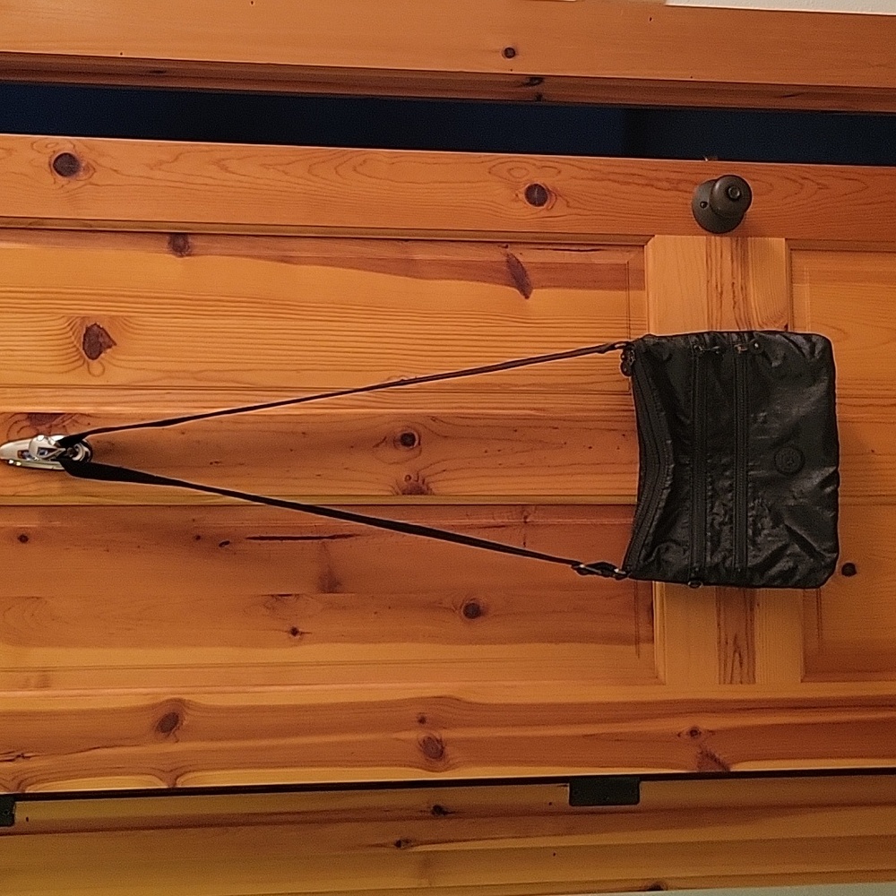 Kipling black functional crossbody